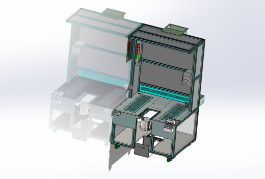 汽车天窗底涂工作站3D数模+BOM+设计说明书