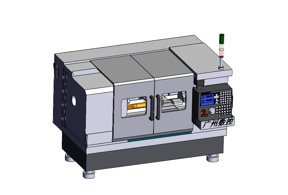 数控车床模型,广数系统