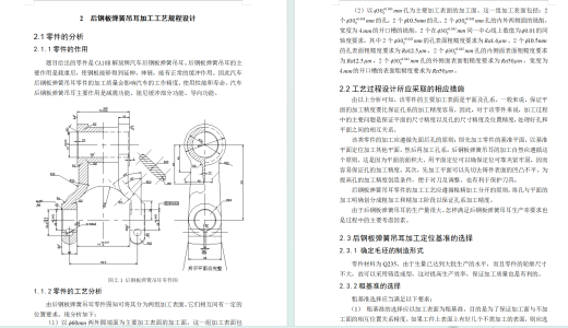 解放牌汽车CA10B后钢板弹簧吊耳加工工艺设计及专用夹具设计缩略图