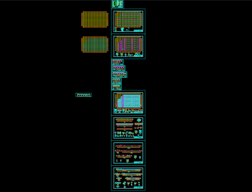 成都某公司钢结构工程CAD