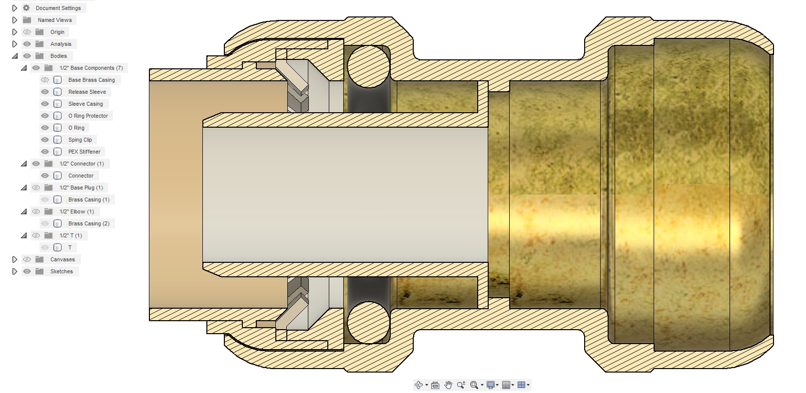 12 Pex Push Fitting接头