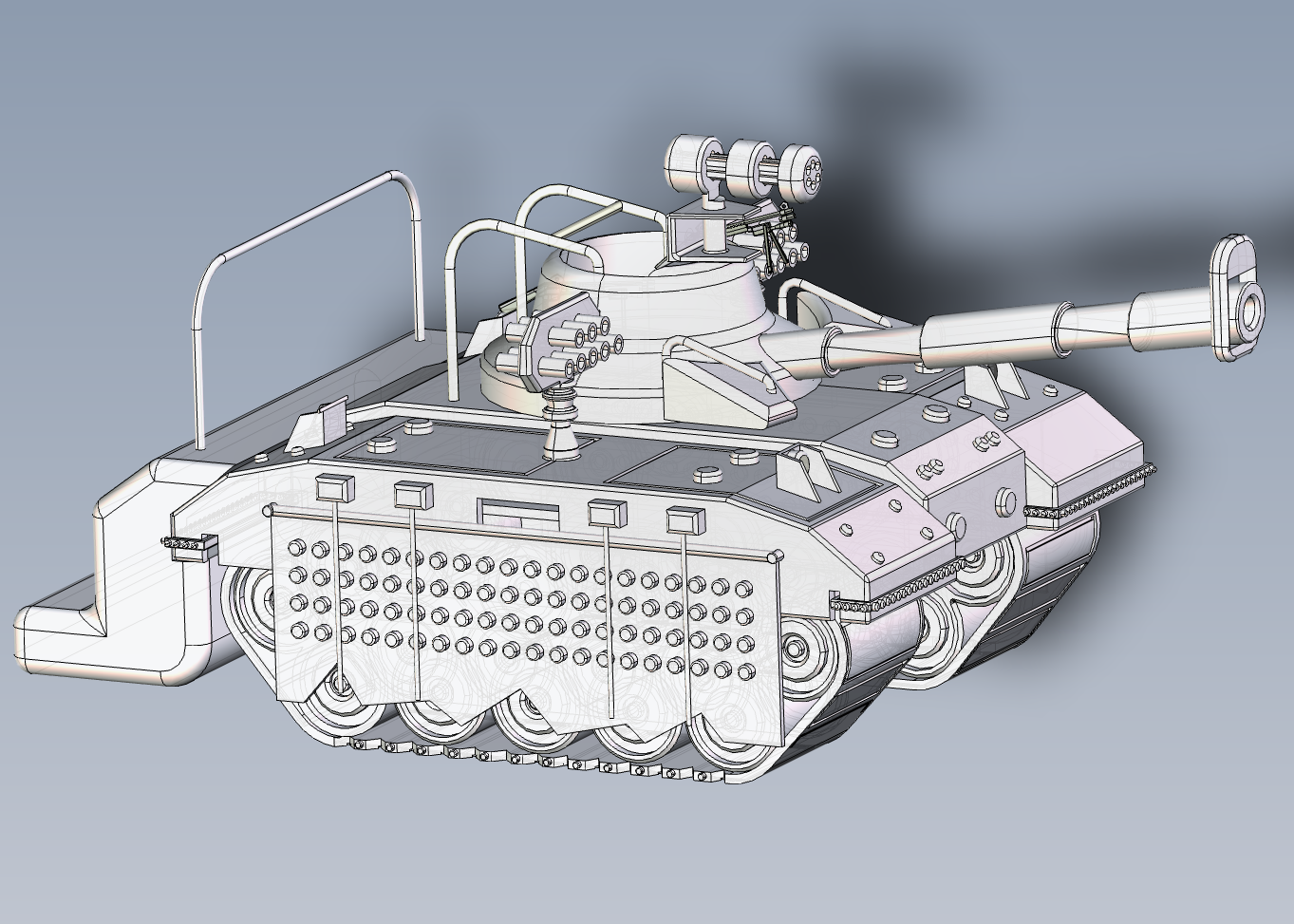 坦克设计建模