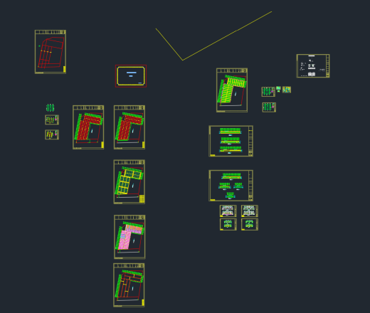 旭升三厂钢结构工程CAD