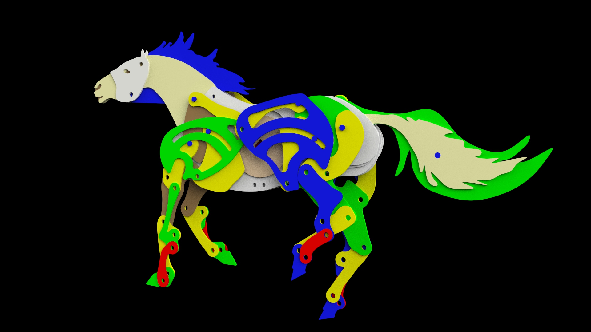 Mechanical horse机械马结构