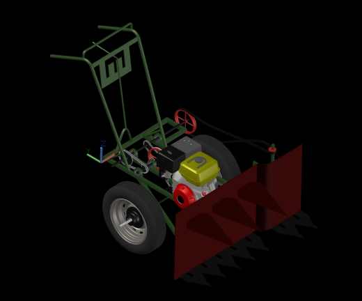 草料收割机forage-harvester-IGES DWG