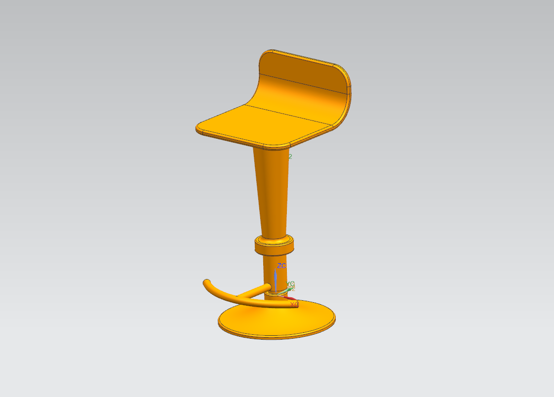 UG升降椅模型