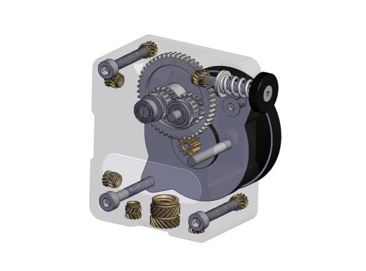 HGT挤出机htg-extruder-5a-STP-F3D