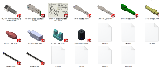 手柄翻开式钻模模架的SolidWorks参数化建模和虚拟装配缩略图