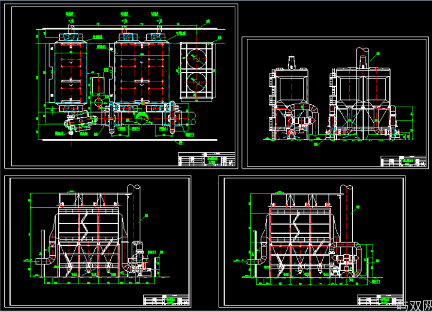 锅炉除尘脱硫系统总图