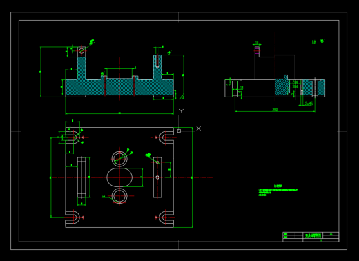 齿轮油泵泵盖的加工工艺及钻2xφ18盲孔夹具设计CAD+说明书缩略图