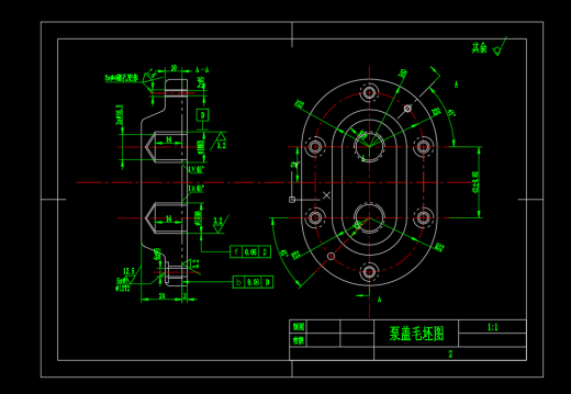 齿轮油泵泵盖的加工工艺及钻2xφ18盲孔夹具设计CAD+说明书缩略图