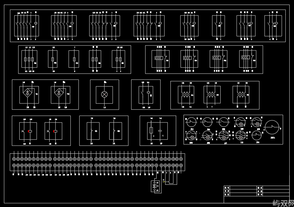 成型磨床电气PLC控制系统设计机械手电气控制设计 CAD+说明书