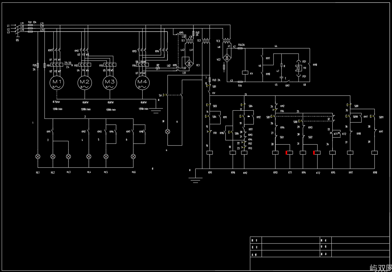 成型磨床电气PLC控制系统设计机械手电气控制设计 CAD+说明书