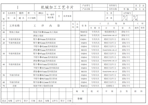 汽车半轴机械加工工艺及工装设计缩略图