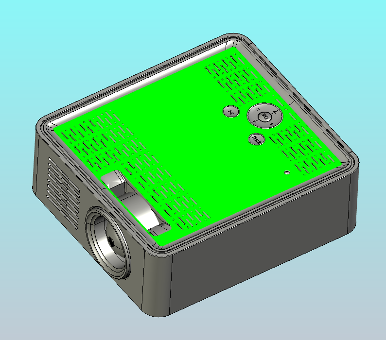 微型投影仪详细设计资料proe+CAD