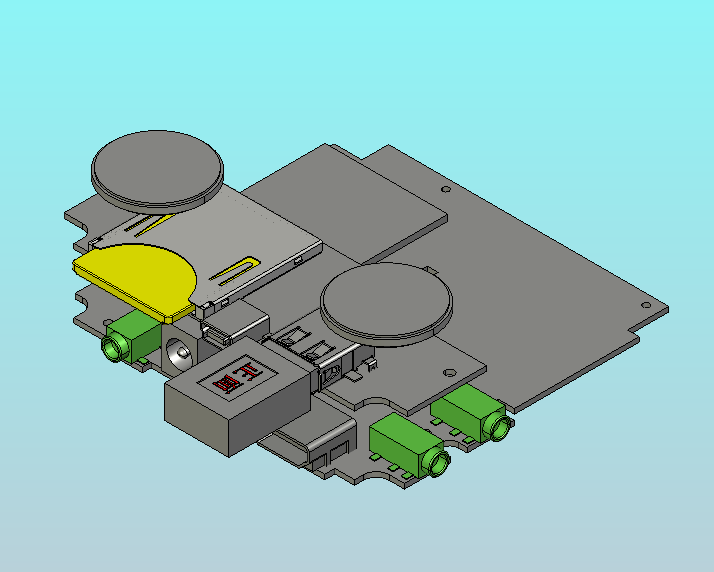 微型投影仪详细设计资料proe+CAD