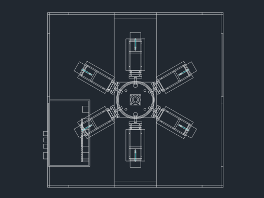 铝盖自动压扣机3D数模图纸 creo6.0设计缩略图