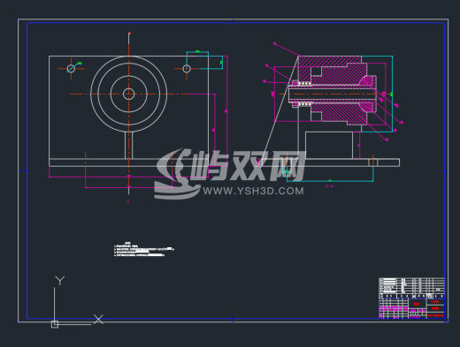 螺旋花键拉削机构设计 CAD+说明书缩略图