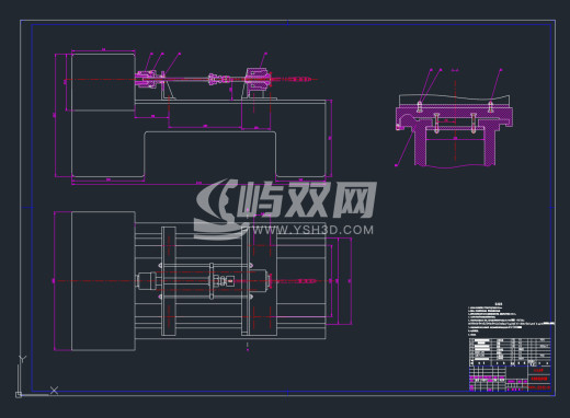 螺旋花键拉削机构设计 CAD+说明书缩略图