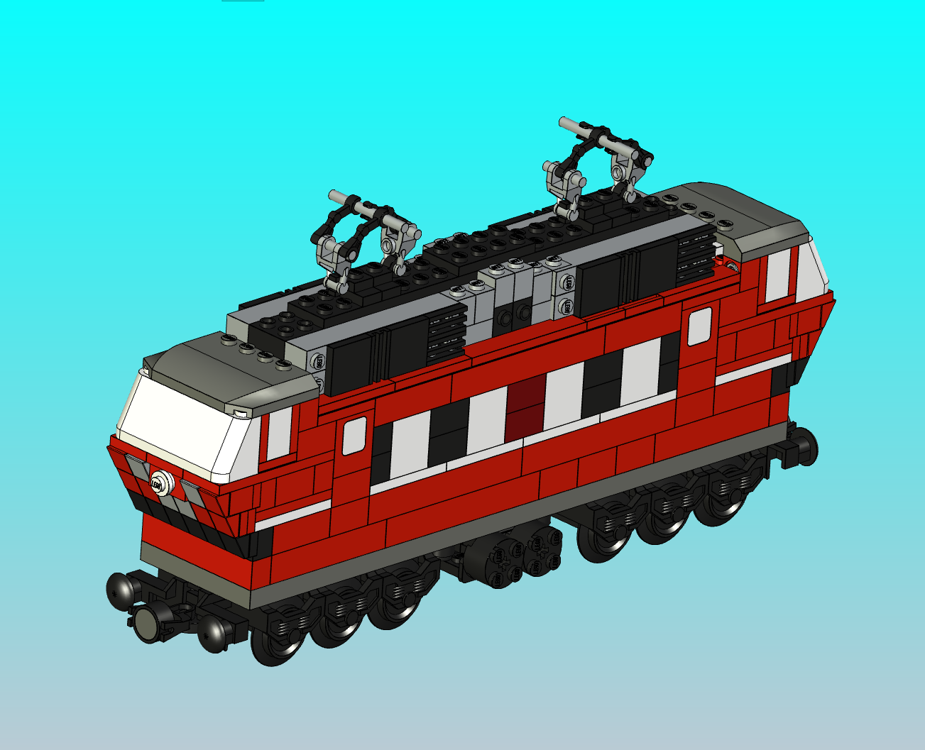 火车头-LEGO Factory - Hobby Train (10183) 06 - Locomotive