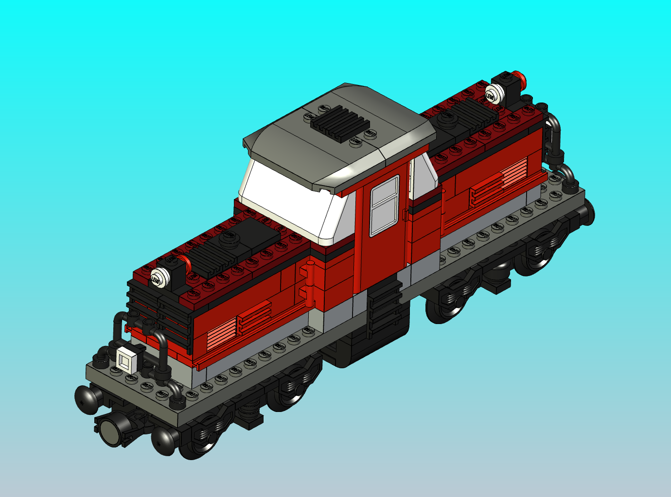 火车头-LEGO Factory - Hobby Train (10183) 17 - Locomotive