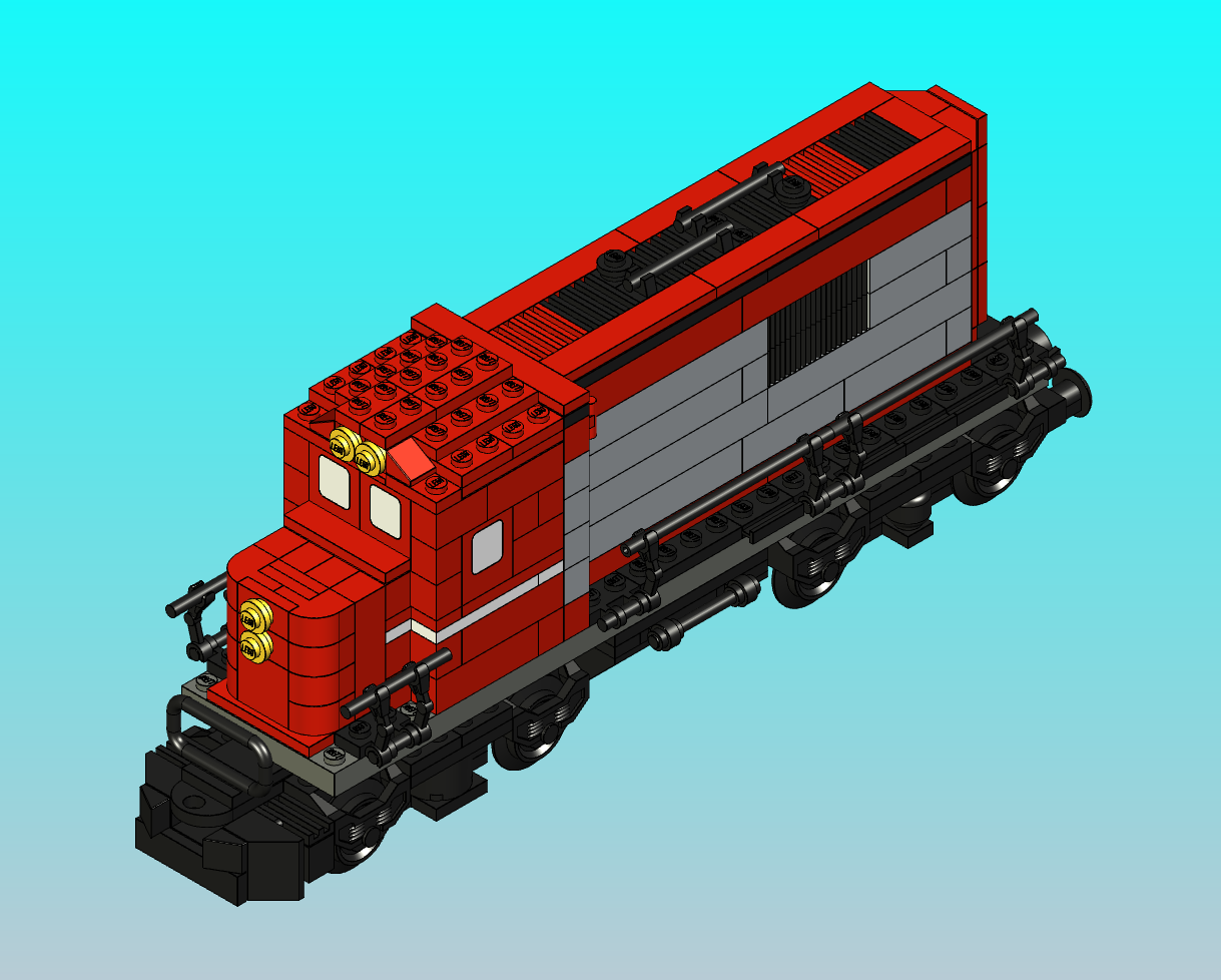 火车头-LEGO Factory - Hobby Train (10183) 12 - Locomotive