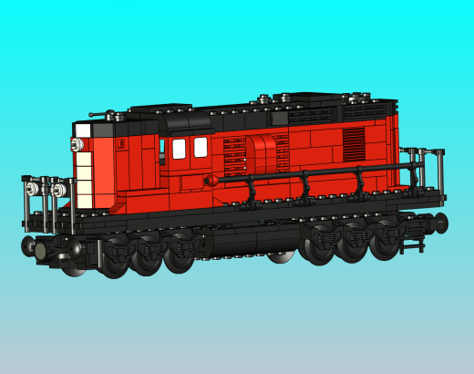 火车头-LEGO Factory - Hobby Train (10183) 08 - Locomotive