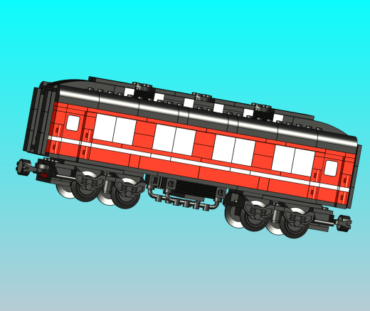 火车头-LEGO Factory - Hobby Train (10183) 10 - Carriage