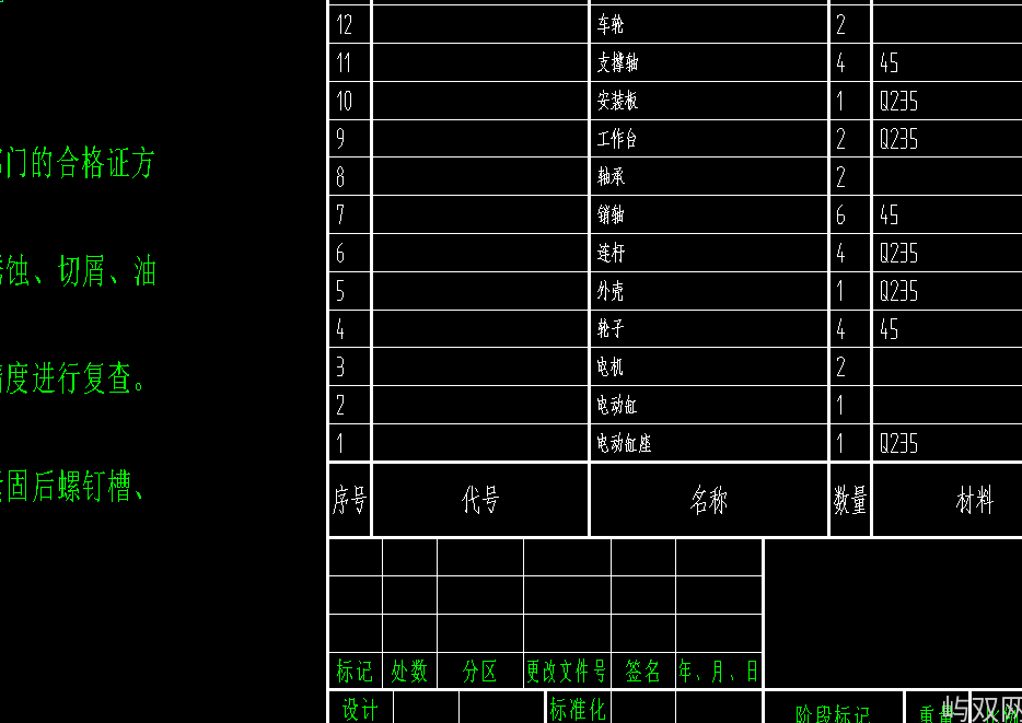 AGV+剪式升降台CAD