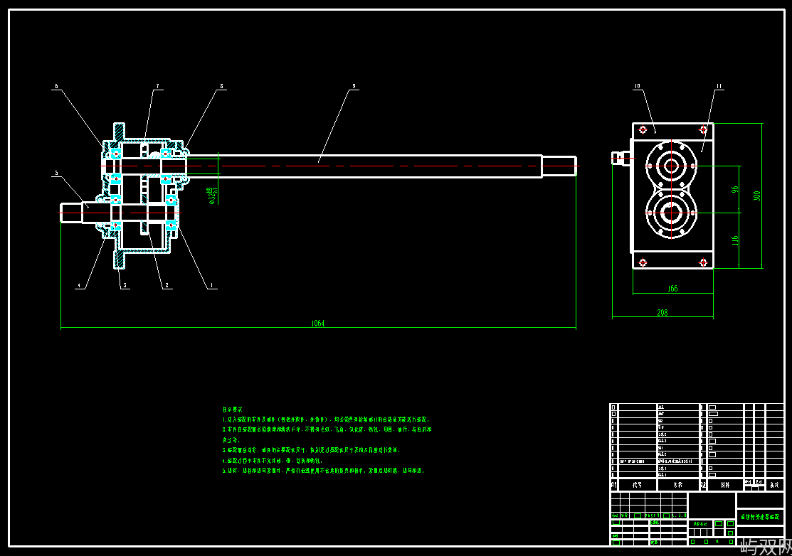 捡拾打捆机捡拾喂入装置CAD