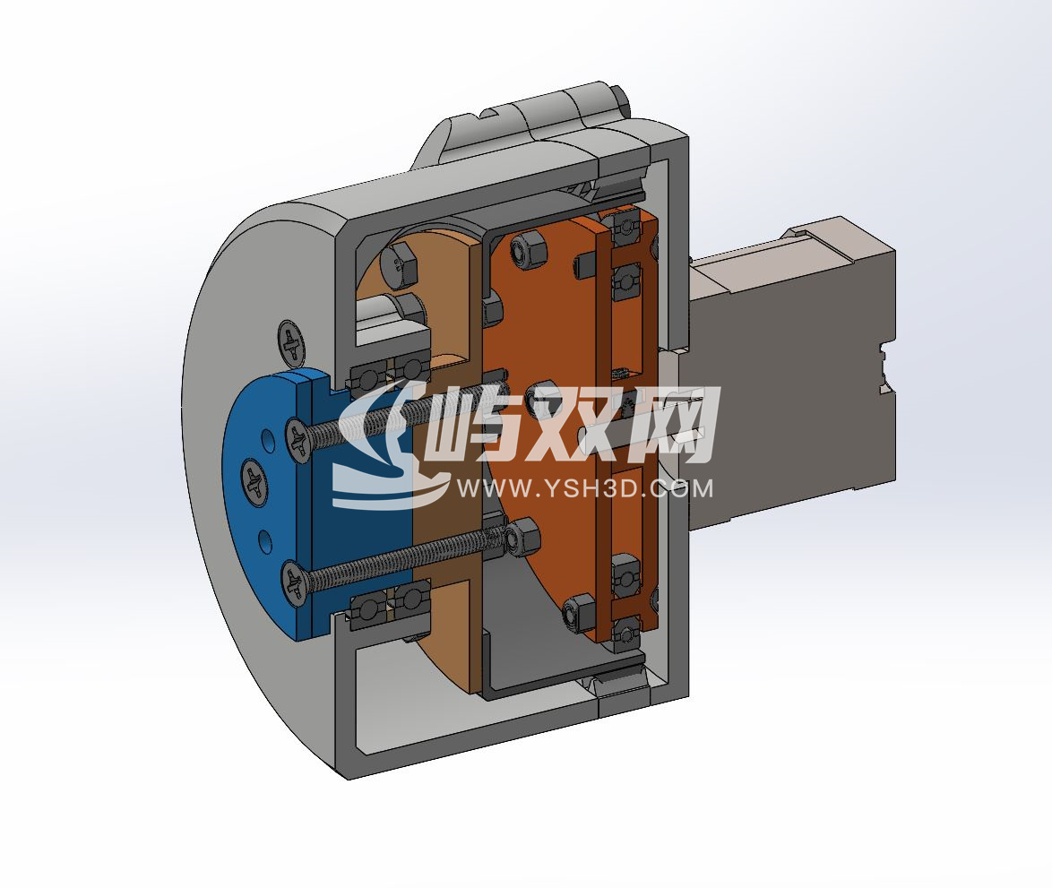 Harmonic+drive谐波传动结构3D数模图纸+INVENTOR设计