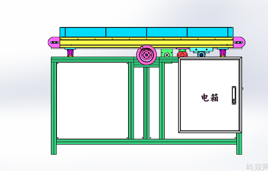 双侧可调节宽度输送机