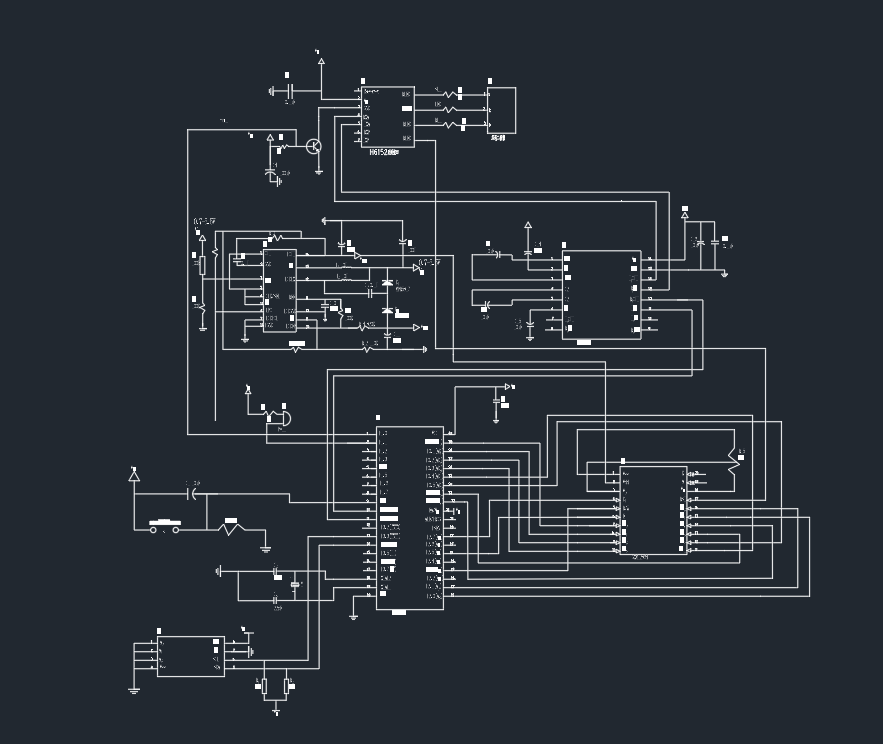 基于单片机的IC卡智能水表设计（CAD+说明书）
