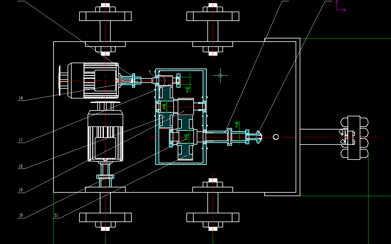 月球土壤收集取样车二维图