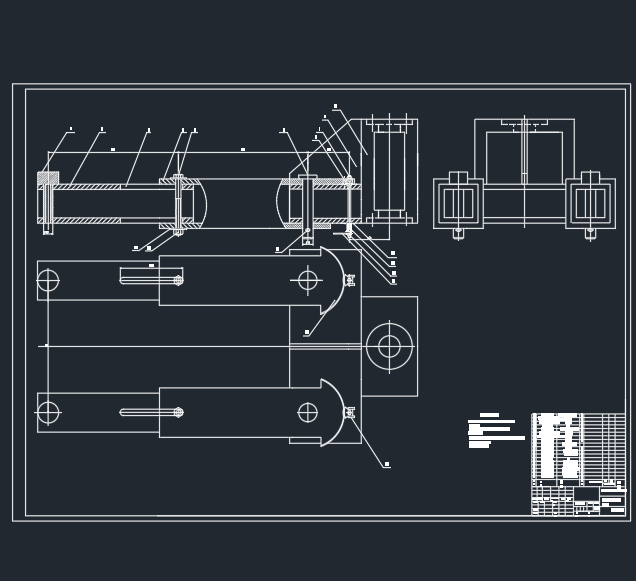 双柱式机械式举升机设计(论文+DWG图纸)