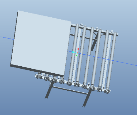 滚筒式输送机（3D+cad+说明书）