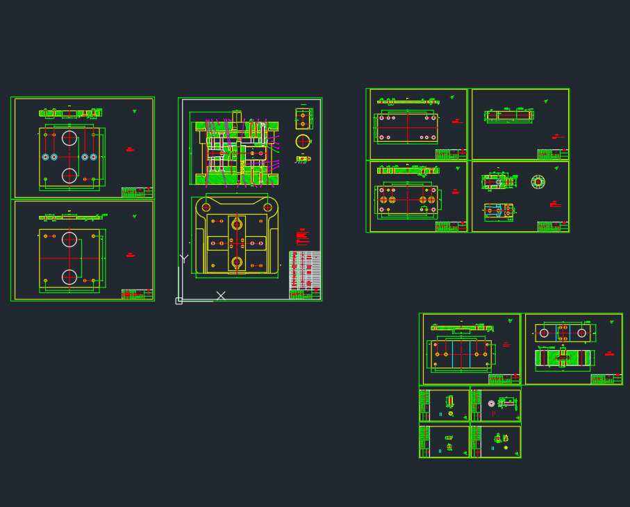 护罩壳侧壁冲孔模设计 CAD+说明书