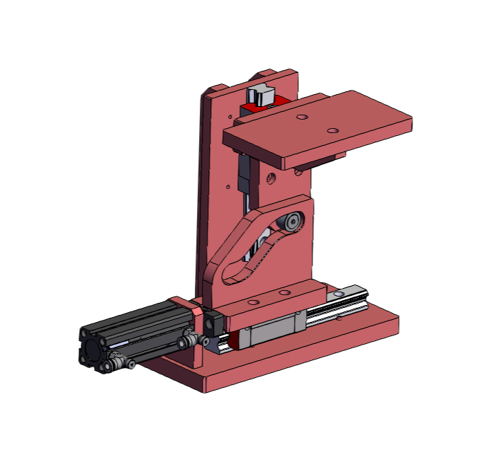 凸轮滚子升降机构