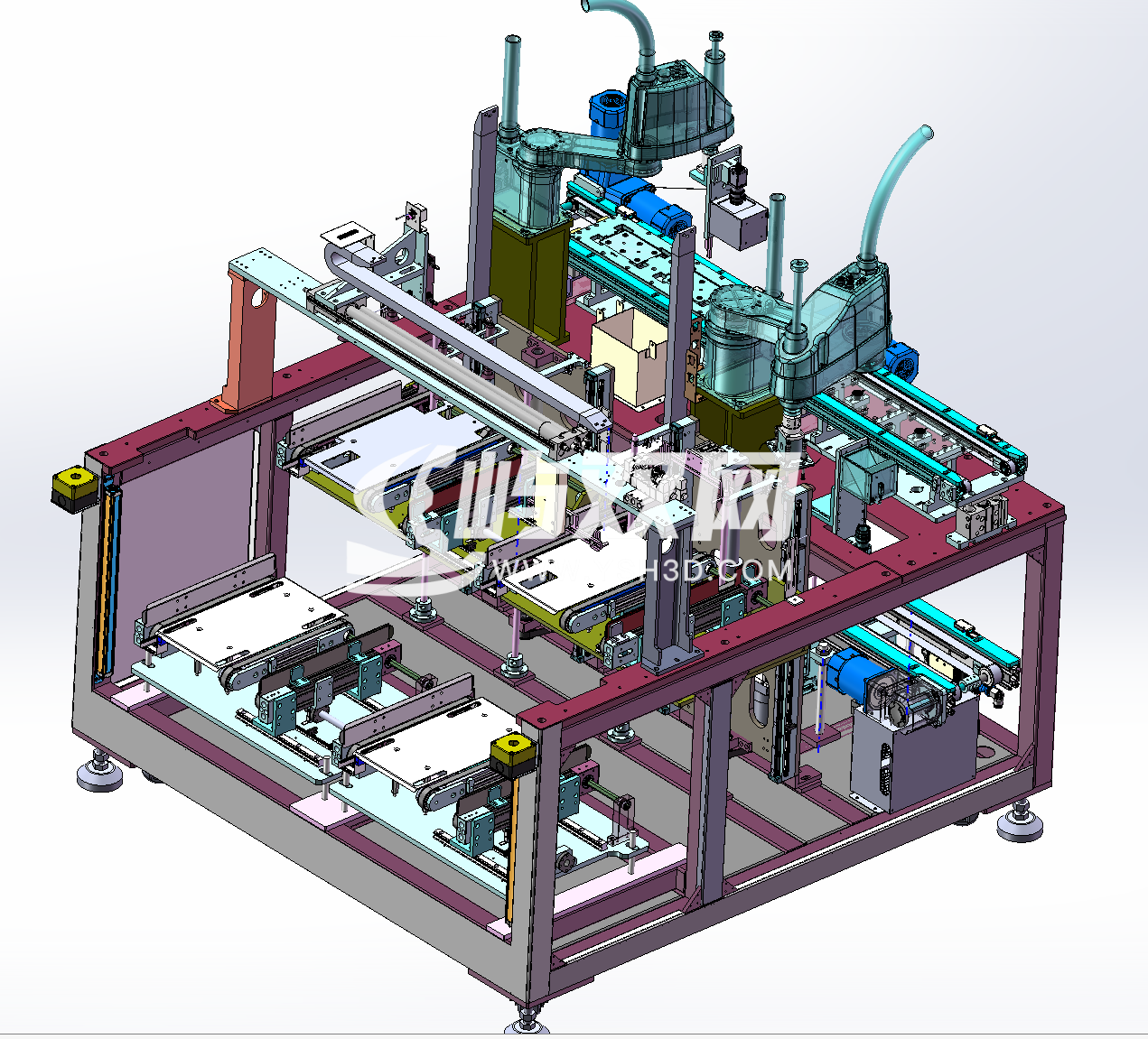 自动玻璃贴合压合站（前）