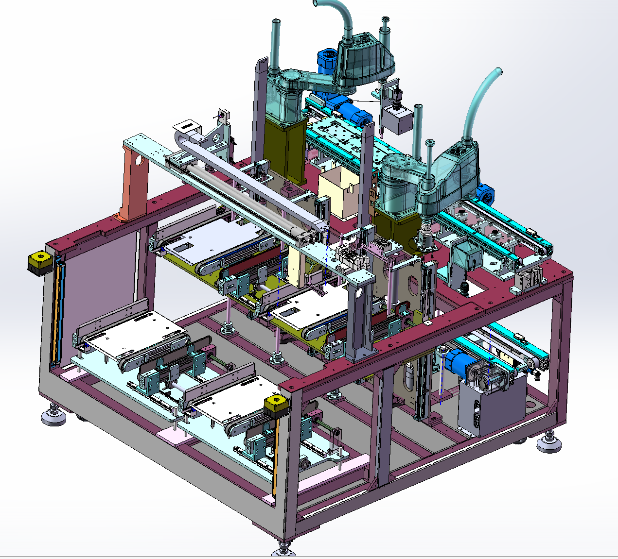 自动玻璃贴合压合站（前）