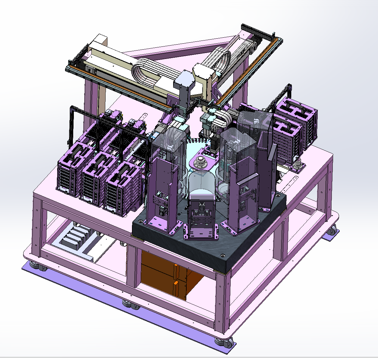 弹夹式镜头成品检查设备
