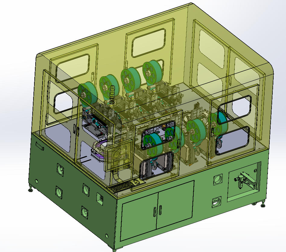 在线式8工位循环贴标机