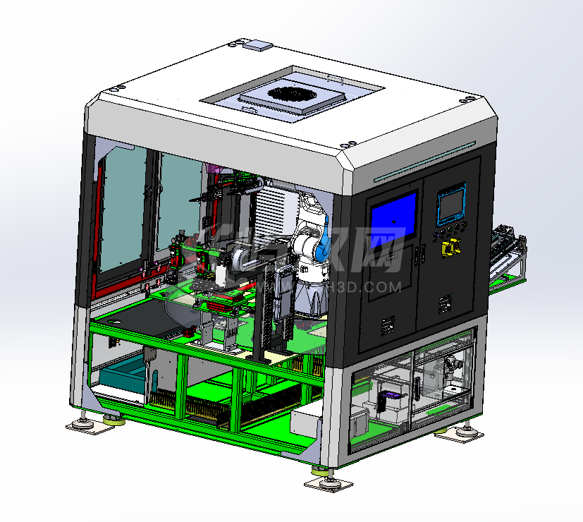 自动清洗框上料机