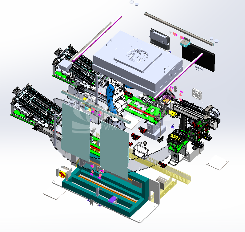 自动清洗框上料机