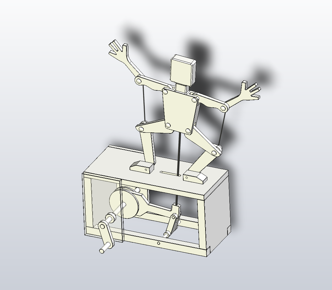 摇晃身体木制玩具