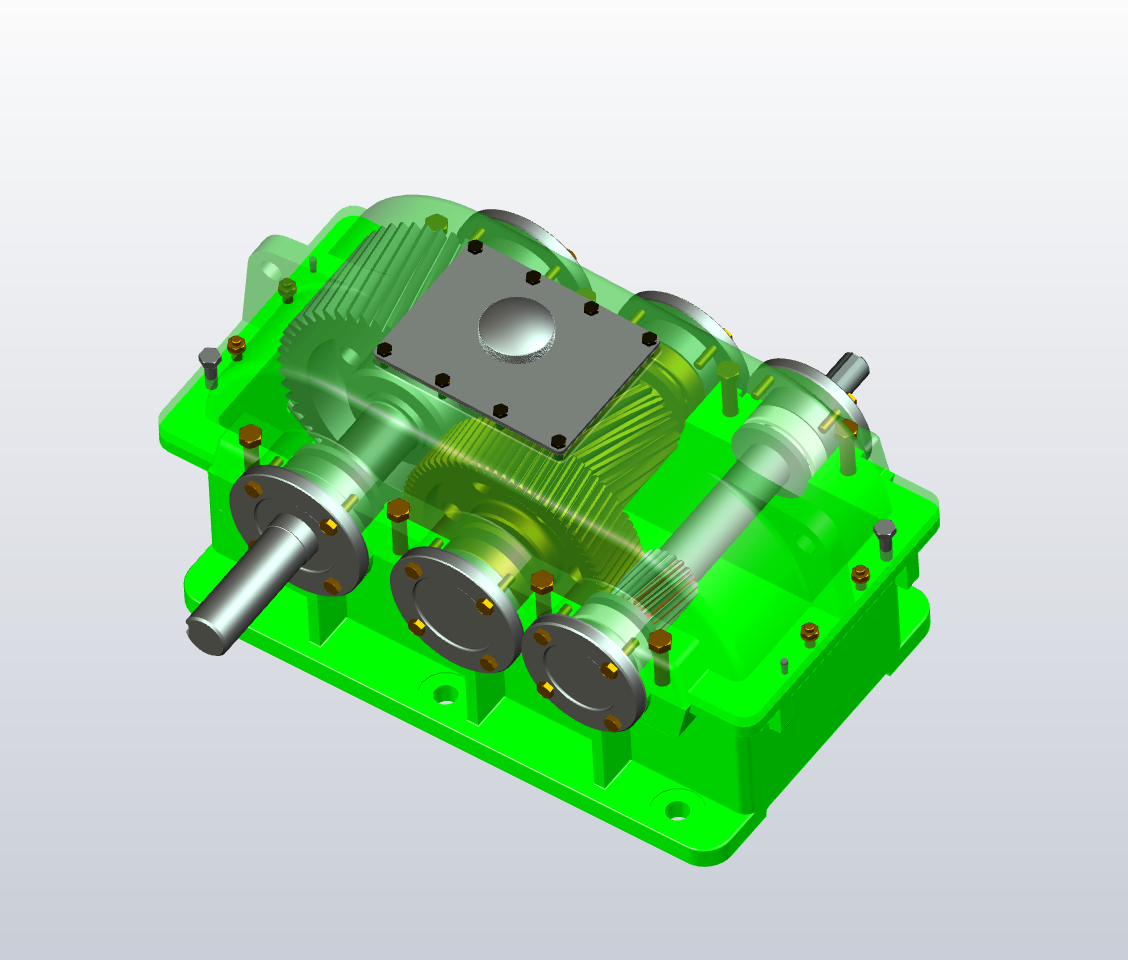 双级斜齿圆柱齿轮减速器