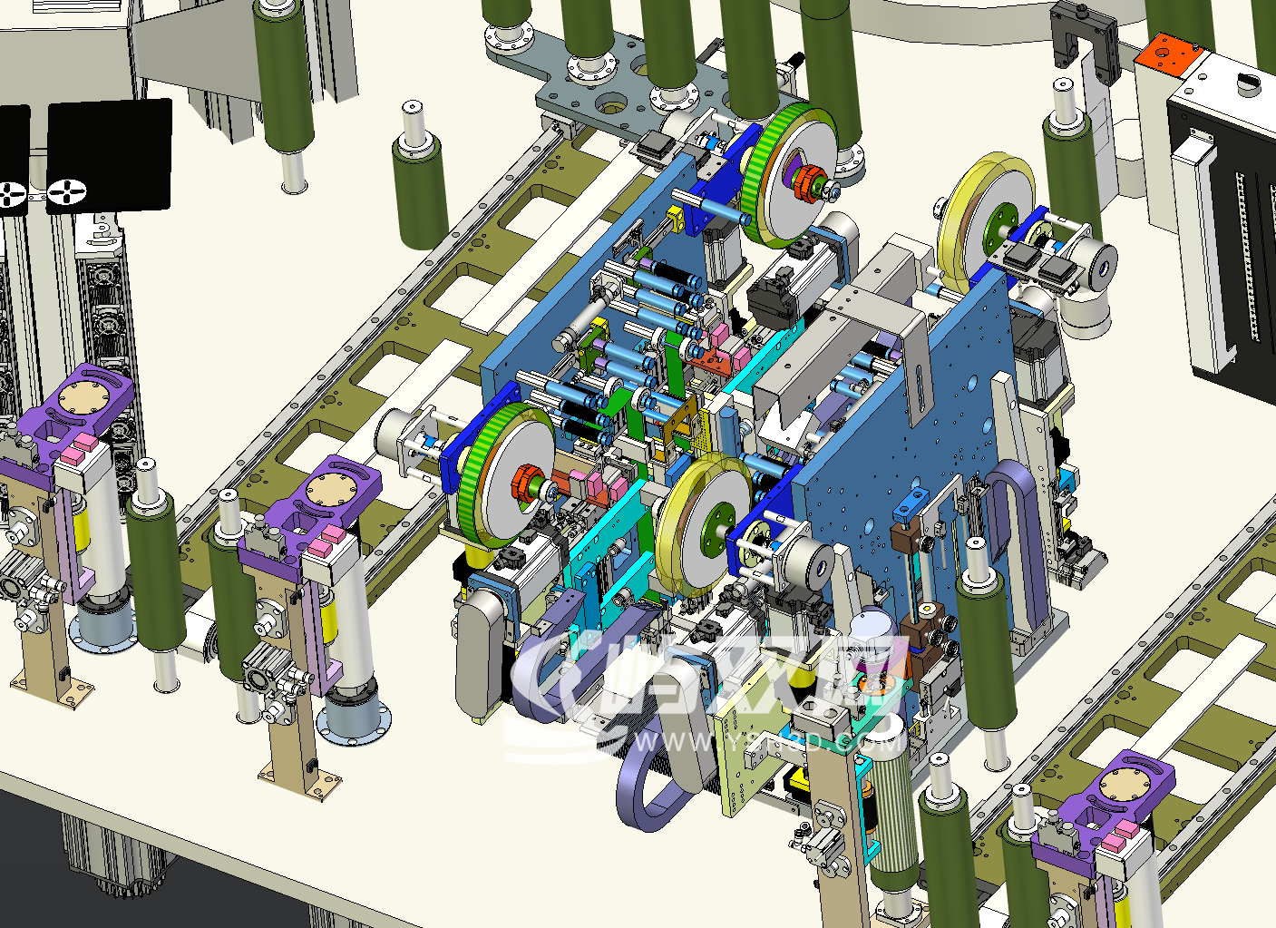 锂电极片贴胶机（已生成过的自动化设备）