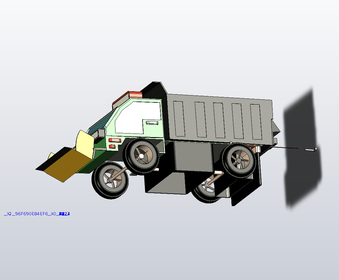 废物搬运装载车设计