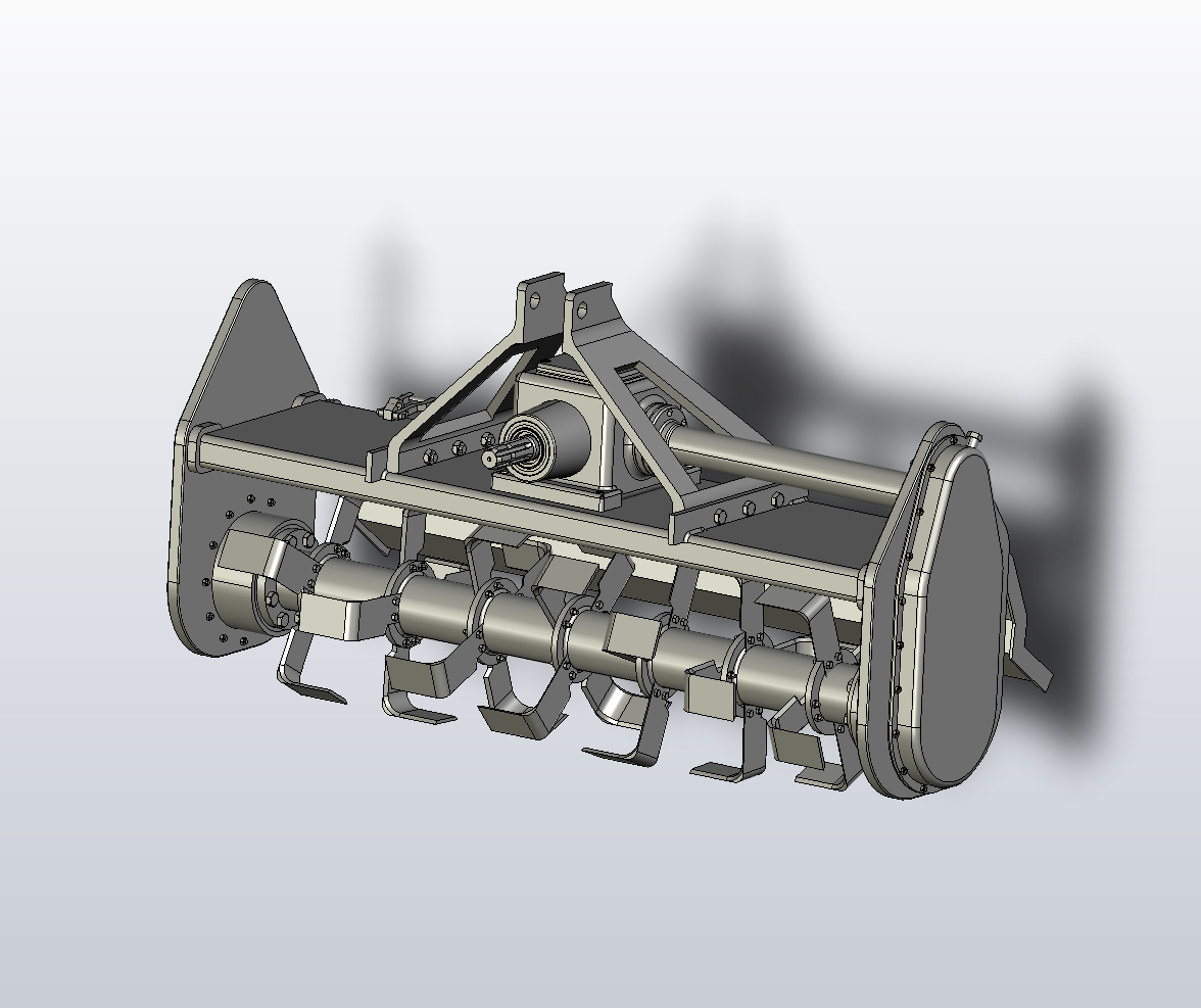 小型园艺工程的锄地机