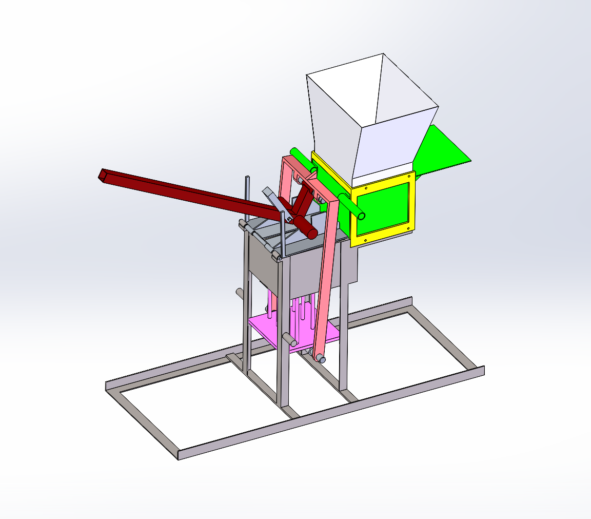 制砖机三维模型